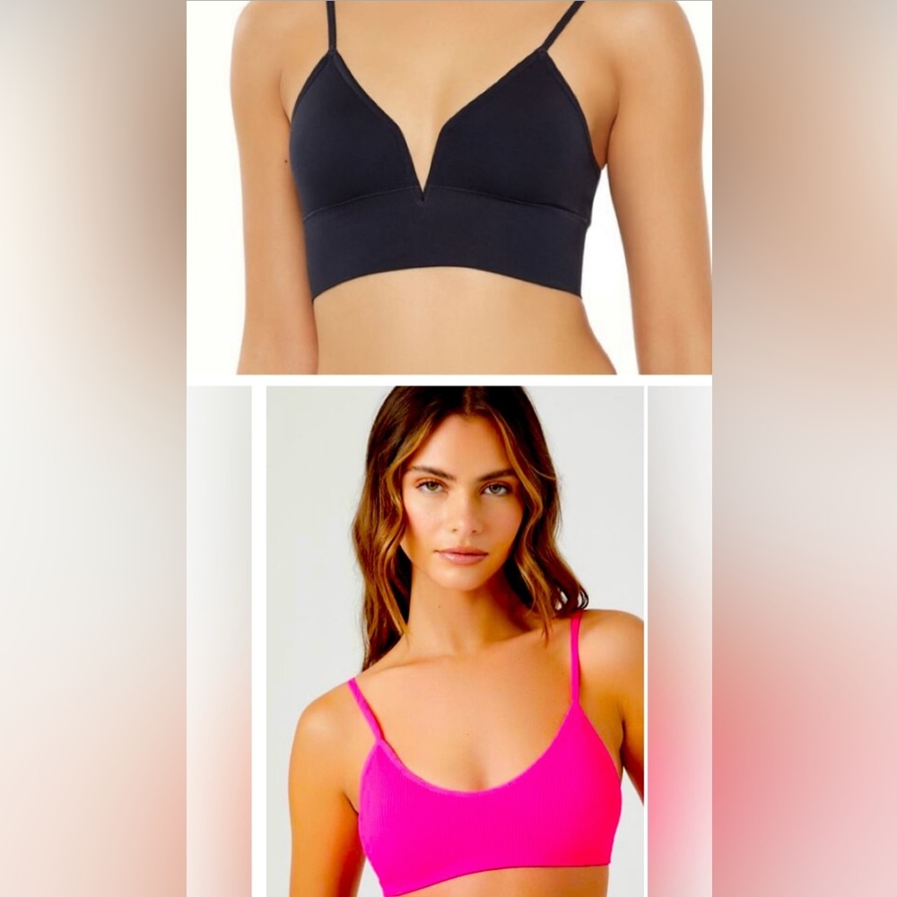 Forever 21, NWT, 2 Seamless Bralette’s One Price Both Large